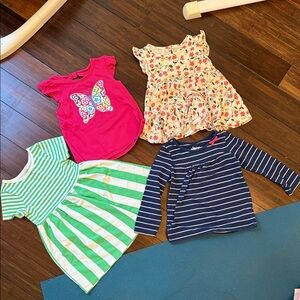Colorful Toddler Dresses Set-EUC some NWT
